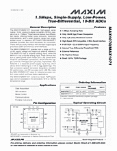 DataSheet MAX1071 pdf